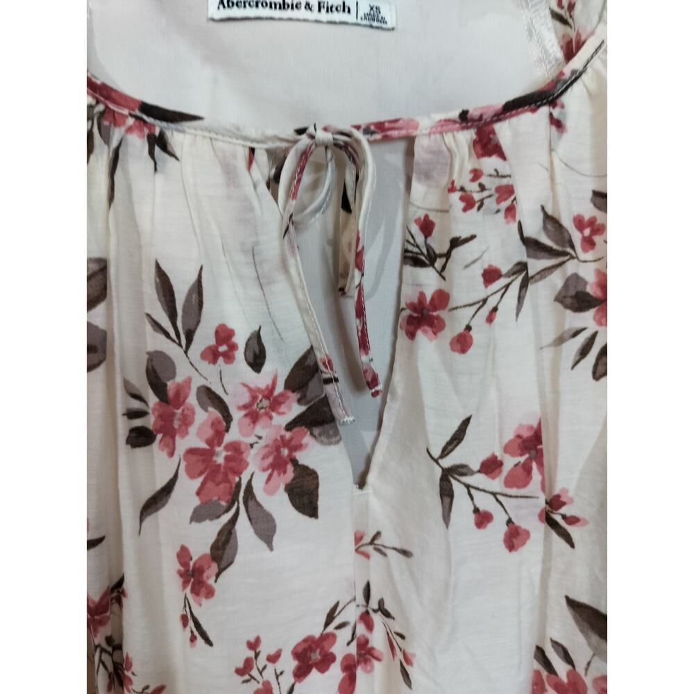 3868) Abercrombie & Fitch Floaty Trapeze Floral C… - image 7